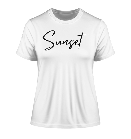 T-Shirt Sunset für Frauen