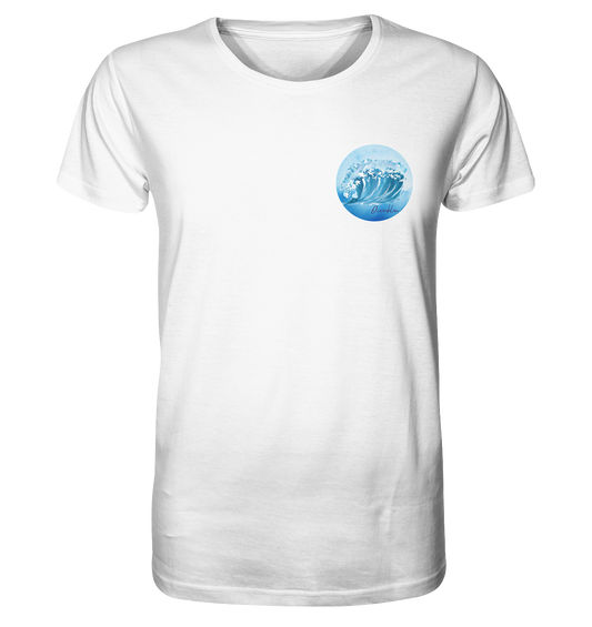 T-Shirt blaue Welle unisex